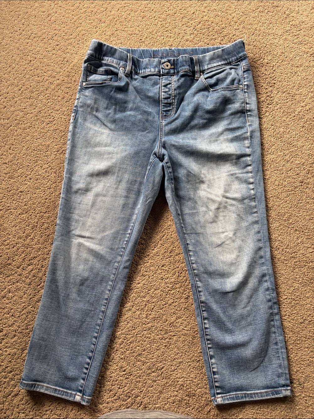 Jag Jeans Women’s Washed Light Blue Skinny Crop Jeans